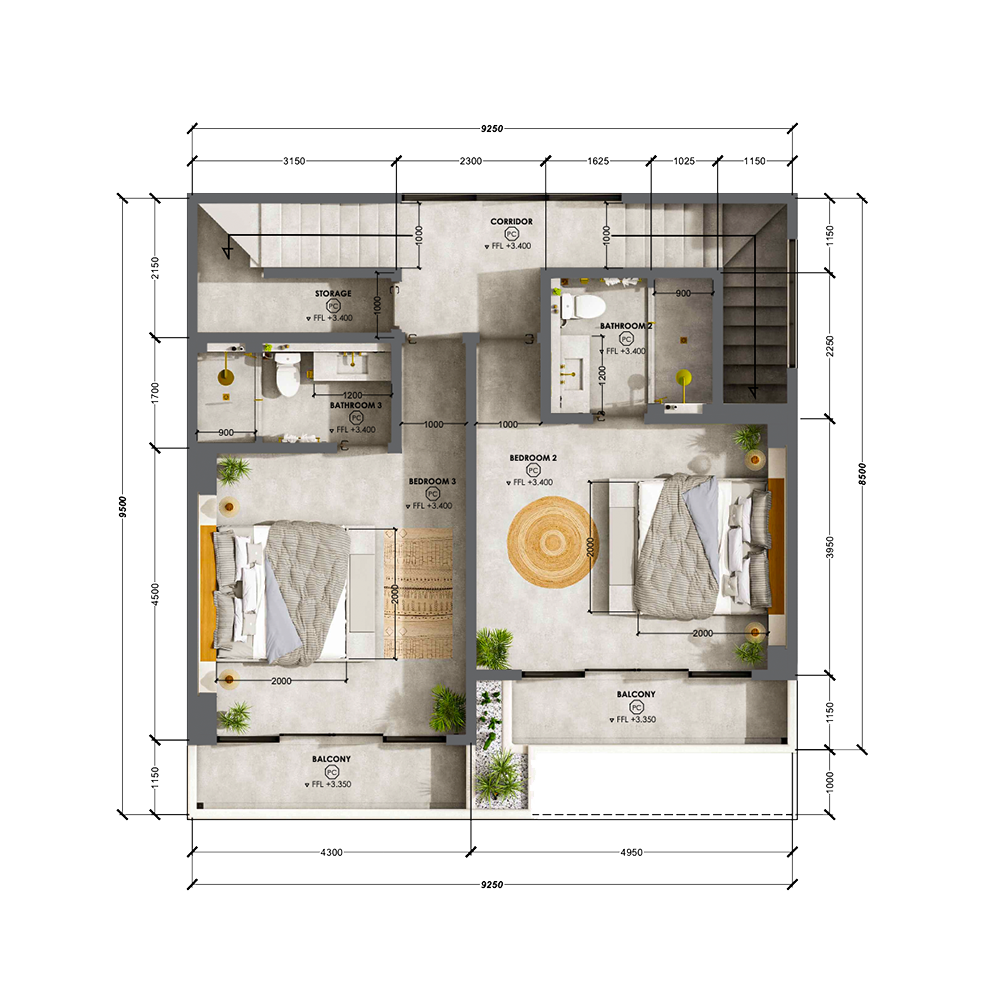 LUNA-3BR---PLATTEGROND---2-TRANSPARANT